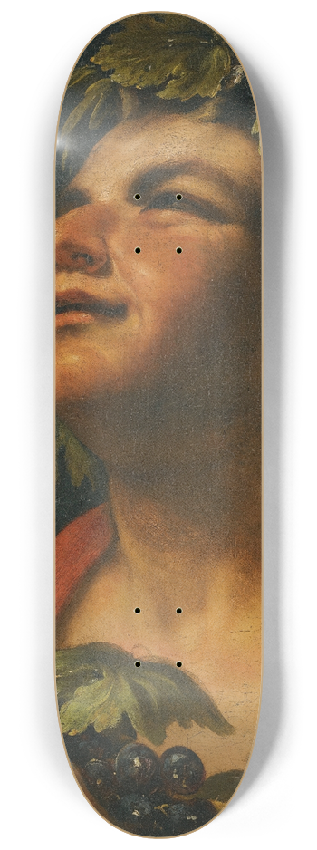 Follower of Caravaggio - Bacchus 8.25 inch art skate deck