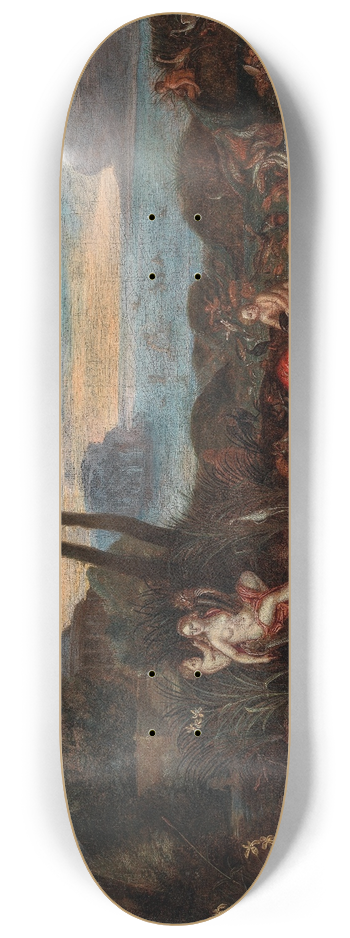 Follower of Jan Brueghel the Elder - An Allegory of Water 8.25 inch art skate deck