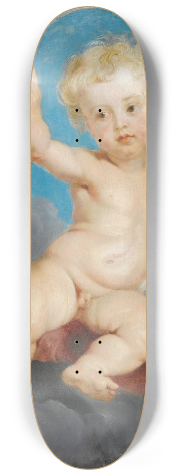 Follower of Peter Paul Rubens - Christ Blessing 8.25 inch art skate deck