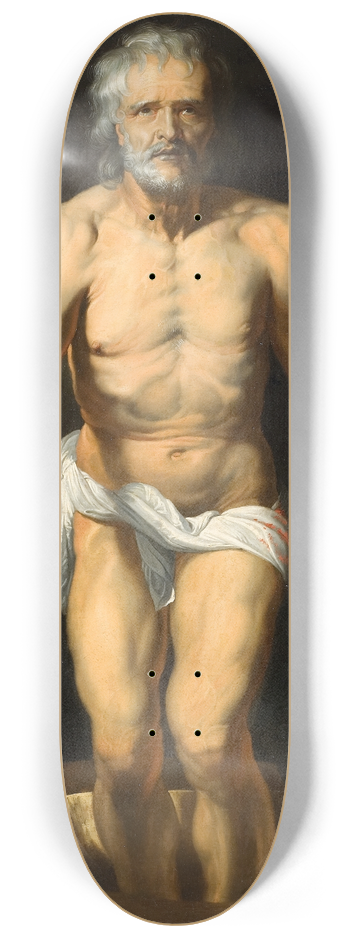 Follower of Peter Paul Rubens - The Death of Seneca 8.25 inch art skate deck