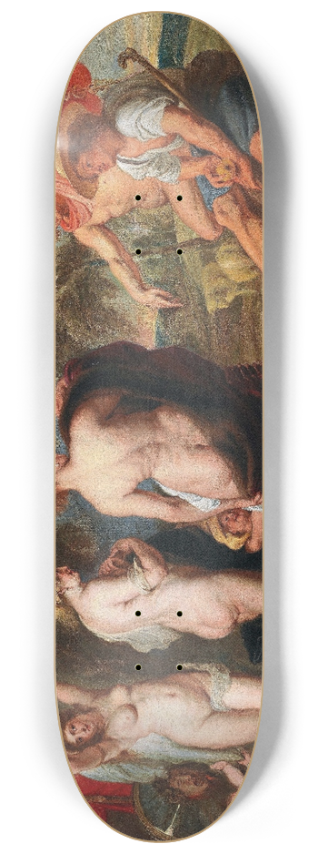 Follower of Peter Paul Rubens - The Judgement Of Paris 8.25 inch art skate deck