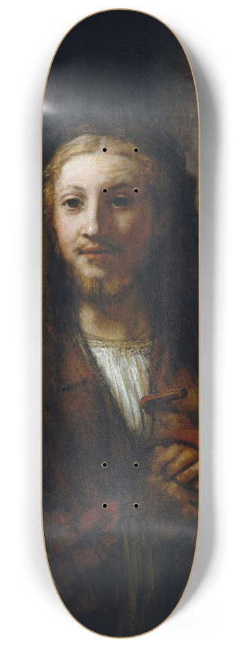 Follower of Rembrandt van Rijn - Christ with a Staff 8.25 inch art skate deck