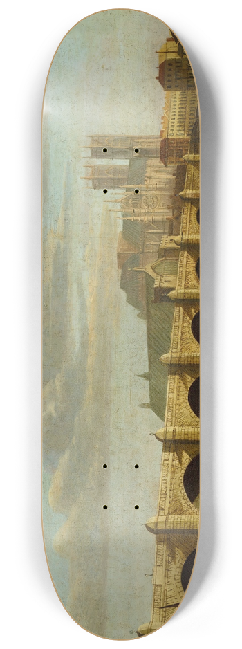 Follower Of Sir John Dean Paul - Westminster Bridge 8.25 inch art skate deck