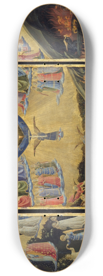 Fra Angelico - The Last Judgement 8.25 inch art skate deck