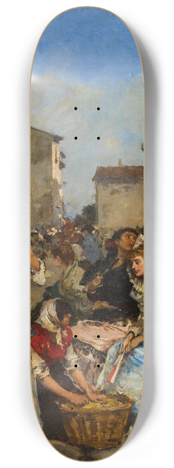 Francesc Miralles i Galaup - Atthe Market 8.25 inch art skate deck