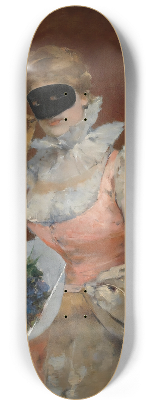 Francesc Miralles i Galaup - Mujer Con Mscara (The Masque) 8.25 inch art skate deck