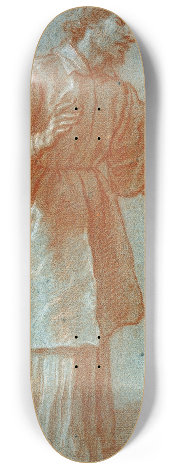 Francesco Curradi - Study of a High Priest 8.25 inch art skate deck