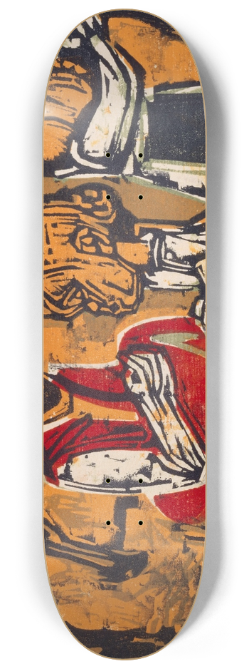 Albert Mller - Anna Mller mit Judith und Kaspar 8.25 inch art skate deck