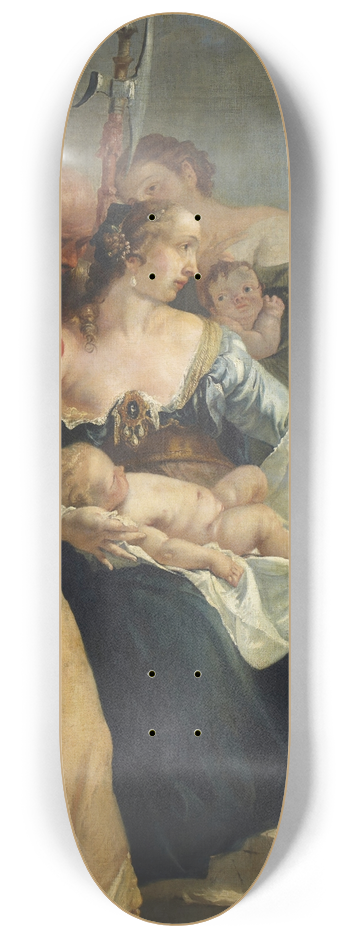 Francesco Fontebasso - Joash and Jehosheba 8.25 inch art skate deck