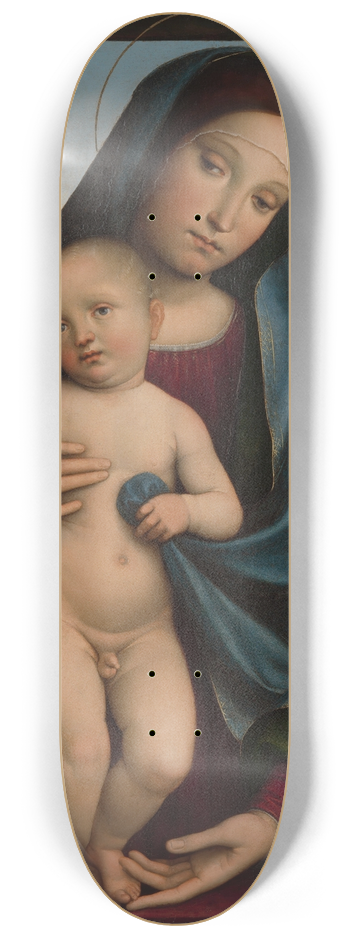 Francesco Francia - Madonna and Child 8.25 inch art skate deck