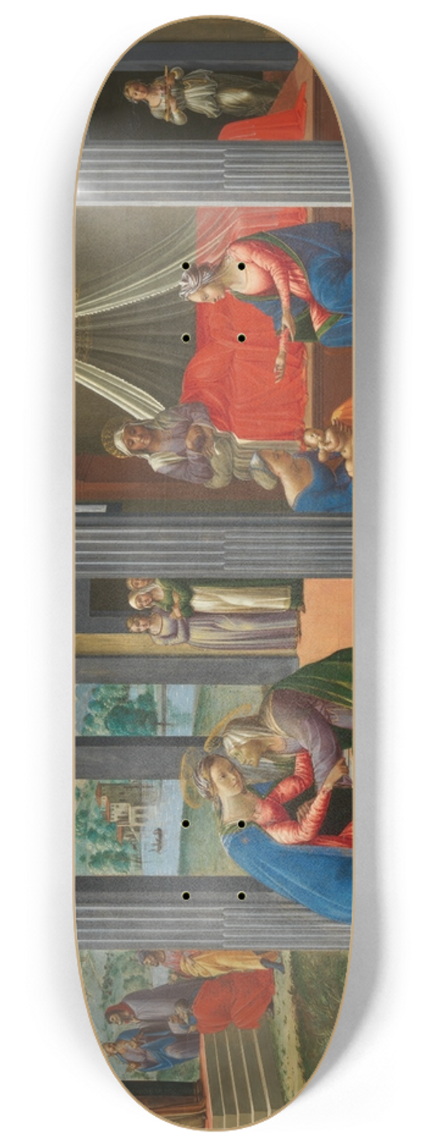 Francesco Granacci - Scenes from the Life of Saint John the Baptist 8.25 inch art skate deck