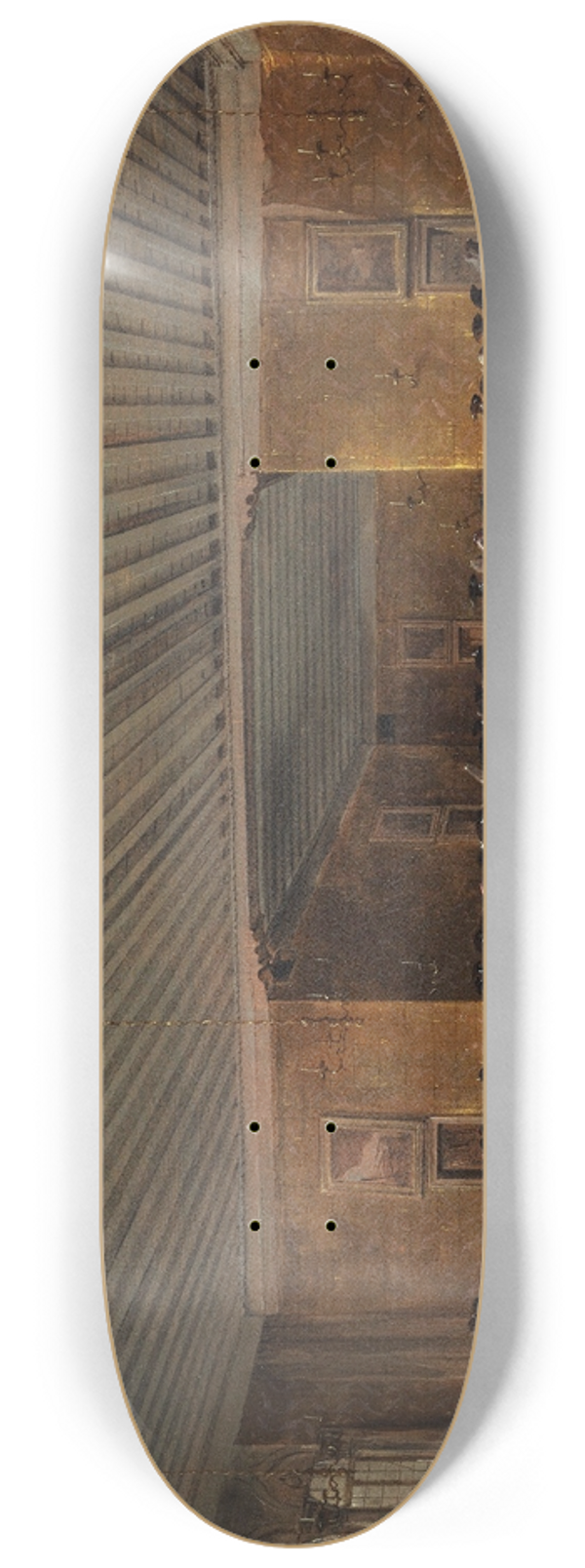 Francesco Guardi - The Ridotto Pubblico at Palazzo Dandolo 8.25 inch art skate deck