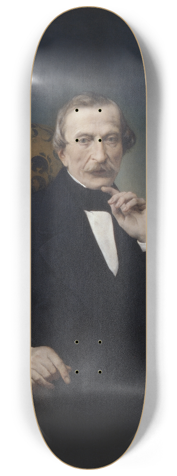 Francesco Hayez - Ritratto di Massimo d Azeglio 8.25 inch art skate deck