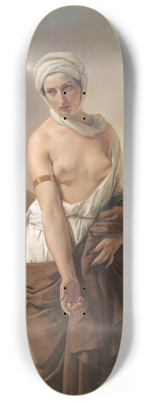 Francesco Hayez - Ruth 8.25 inch art skate deck