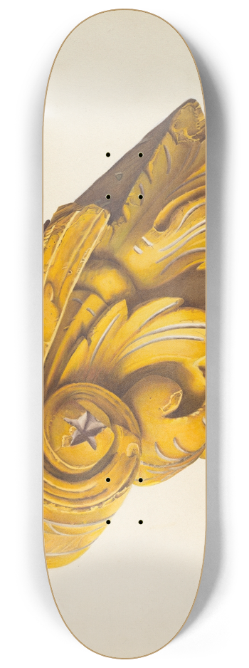 Frances Cohen - Ships Billethead from Richard S. Leaming 8.25 inch art skate deck