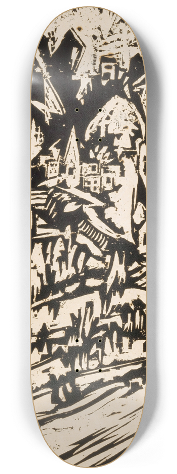 Albert Mller - Tessinerlandschaft II 8.25 inch art skate deck