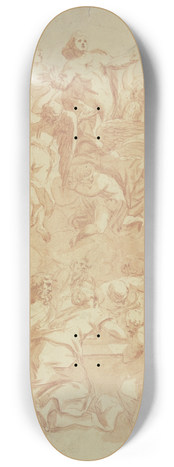 Francesco Trevisani - Assumption of Mary 8.25 inch art skate deck