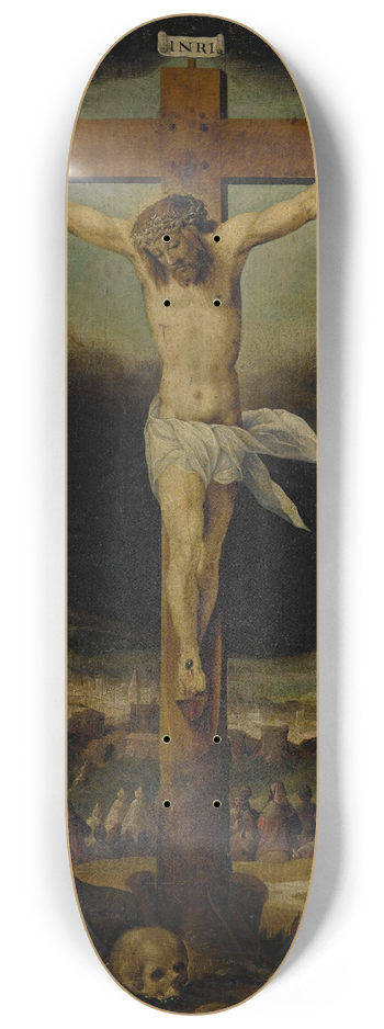 Francesco Vanni - Crucifixion 8.25 inch art skate deck