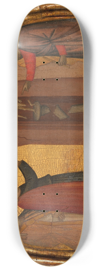 Francescuccio Ghissi - Saint John the Evangelist Causes a Pagan Temple to Collapse 8.25 inch art skate deck