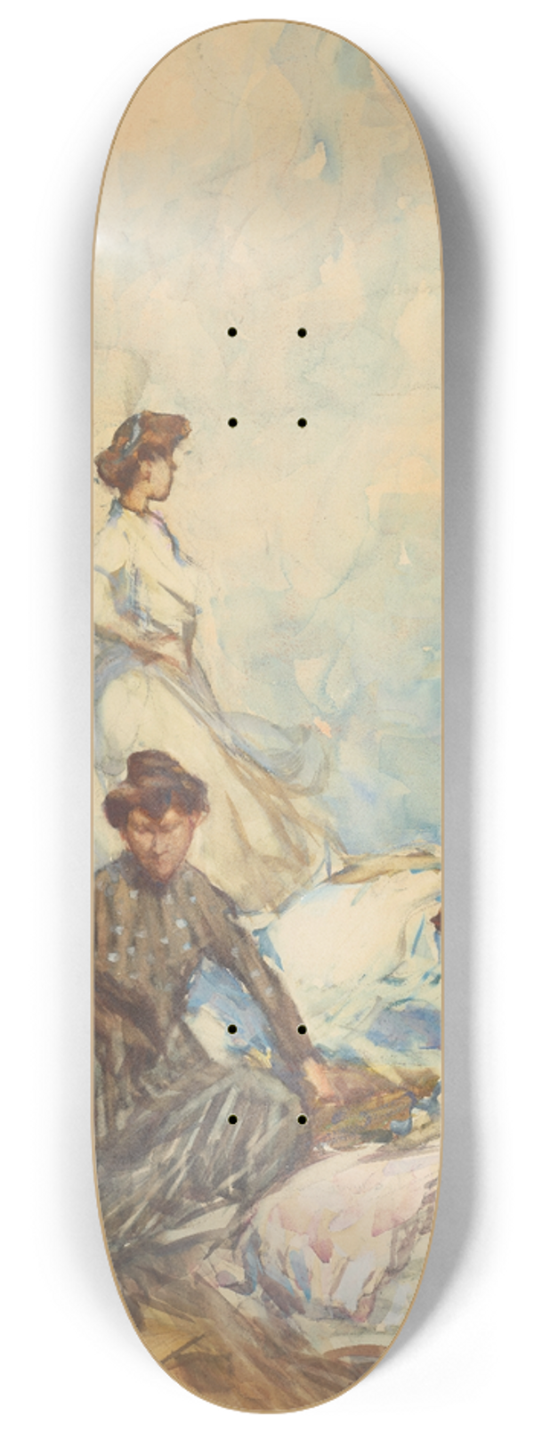 Frances Hodgkins - The hilltop 8.25 inch art skate deck