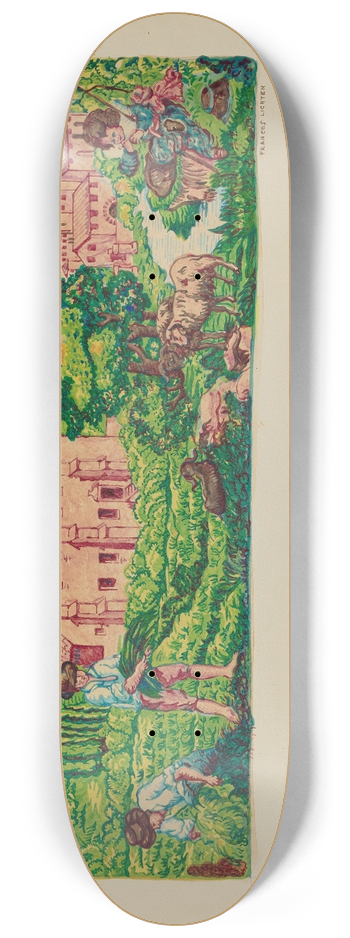 Frances Lichten - Wall Paper Border Design 8.25 inch art skate deck