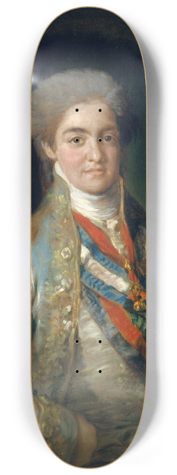 Francisco de Goya - Ferdinand VII (17841833), When Prince of Asturias 8.25 inch art skate deck