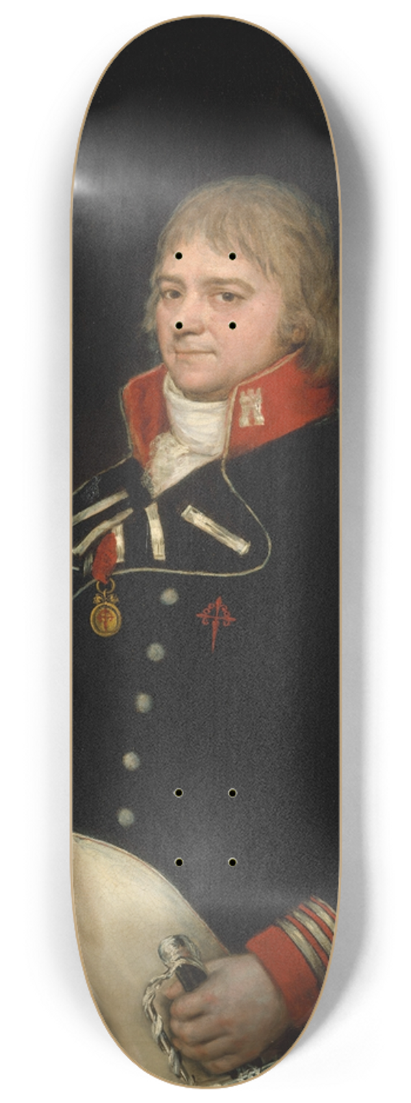 Francisco de Goya - Ignacio Garcini y Queralt (17521825), Brigadier of Engineers 8.25 inch art skate deck