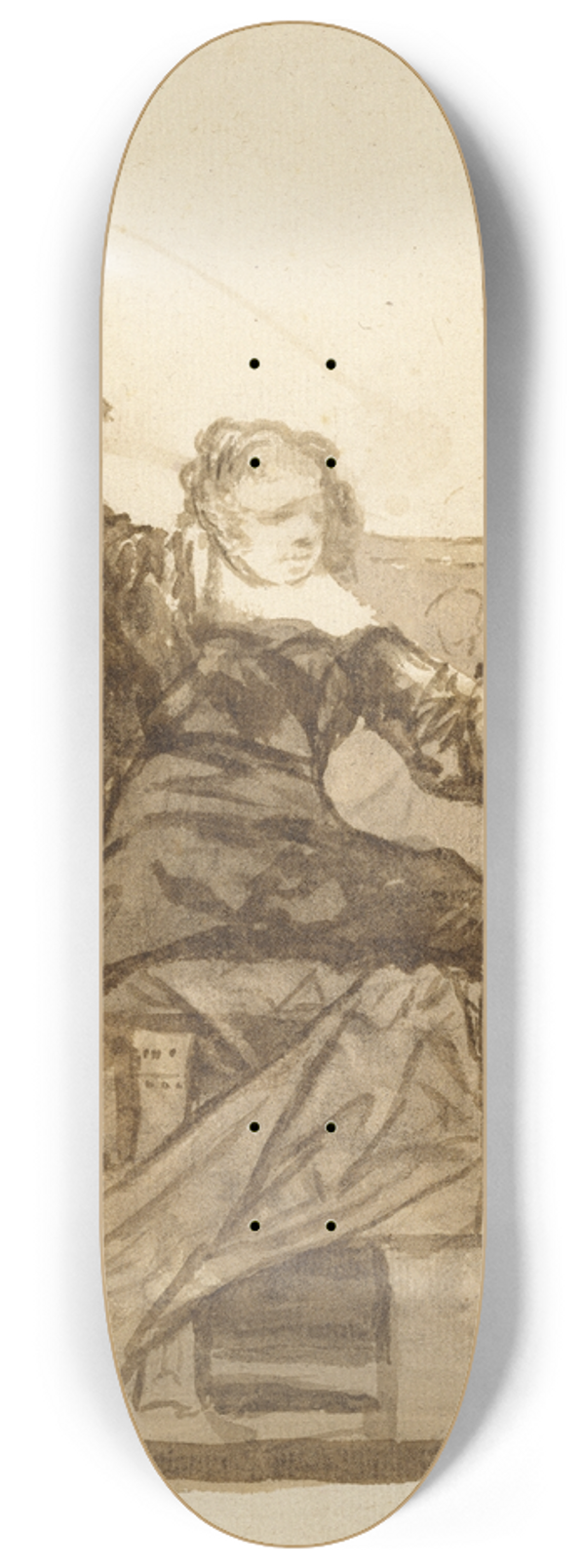 Francisco de Goya - Pygmalion and Galatea 8.25 inch art skate deck