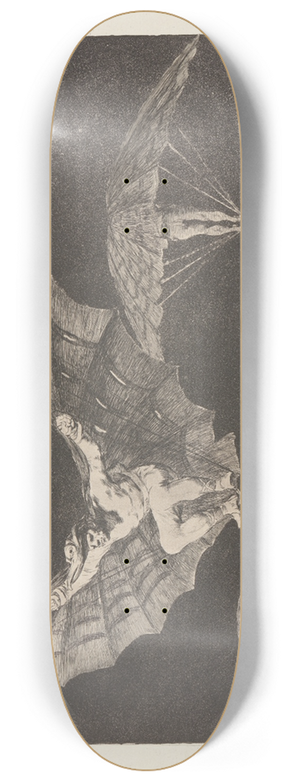Francisco de Goya - Where Theres a Will Theres a Way [A Way of Flying] (Donde Hay Ganas Hay Maa [Modo de Volar]) 8.25 inch art skate deck