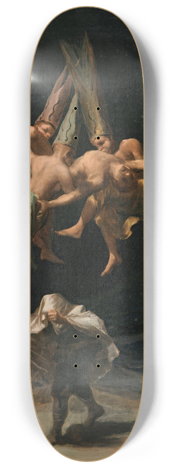 Francisco de Goya - Witches Flight 8.25 inch art skate deck