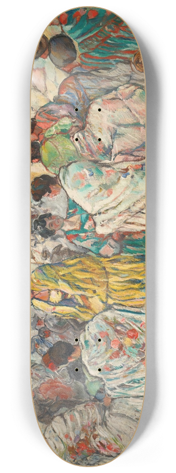 Francisco Iturrino - Manolas outside the bullring 8.25 inch art skate deck