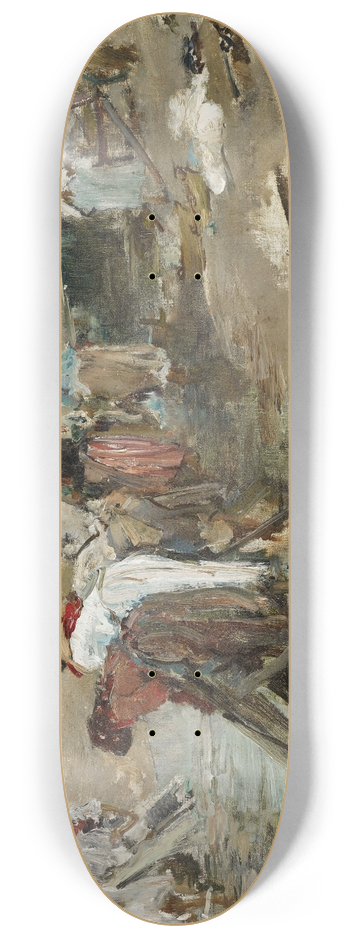 Francisco Pradilla - Galician Washerwomen 8.25 inch art skate deck