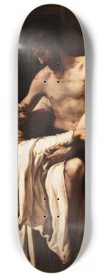 Francisco Ribalta - St. Bernard Embraces Christ 8.25 inch art skate deck