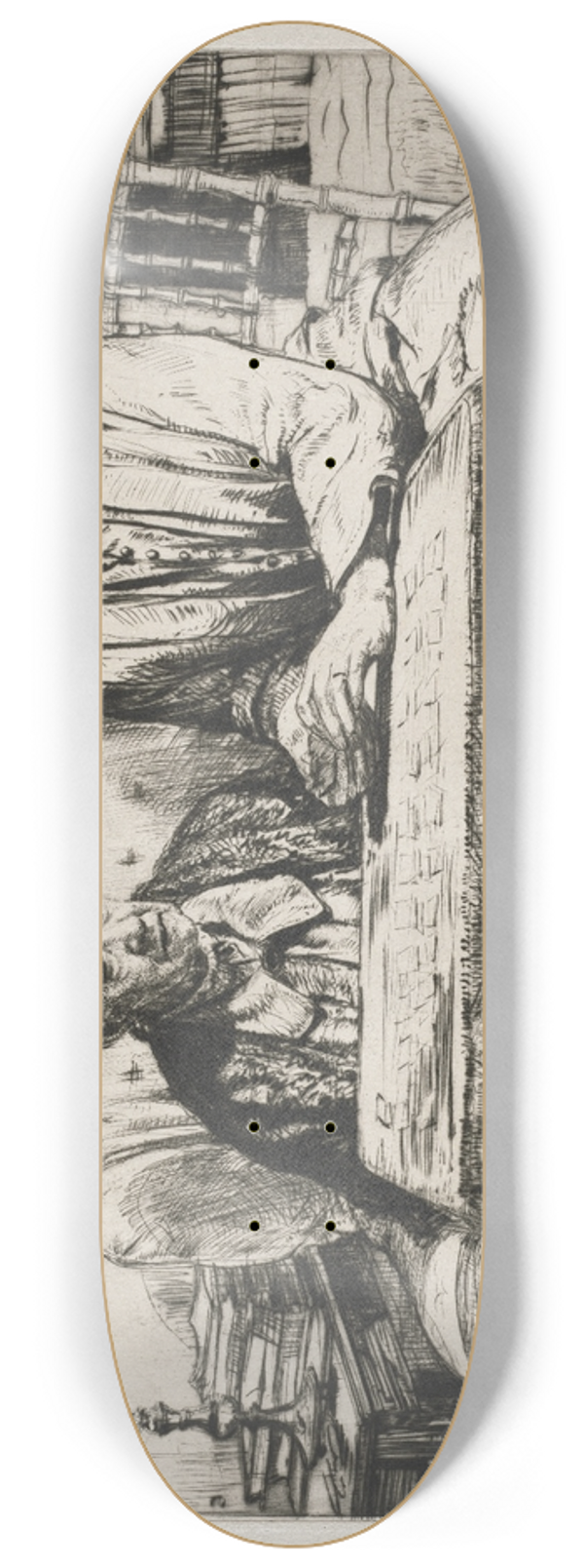 Francis Dodd - Patience 8.25 inch art skate deck