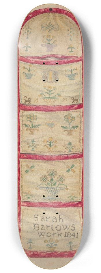 Francis Law Durand - Needlework Picture 8.25 inch art skate deck