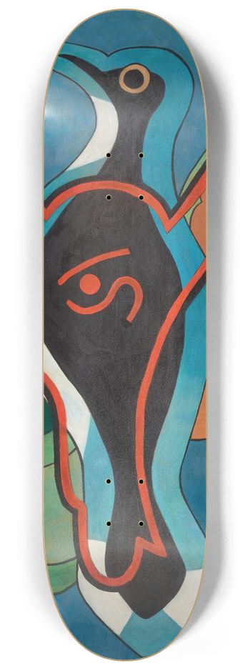 Francis Picabia - Geai bleu 8.25 inch art skate deck