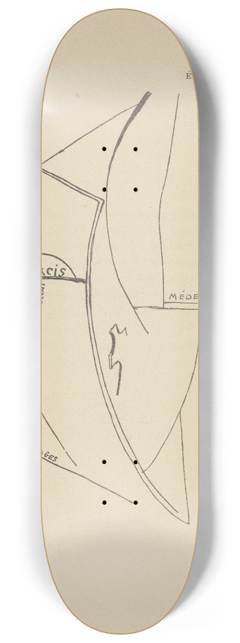 Francis Picabia - goiste 8.25 inch art skate deck