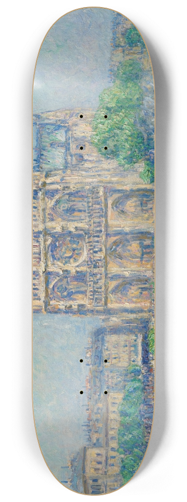Francis Picabia - Notre-Dame, effet de soleil 8.25 inch art skate deck