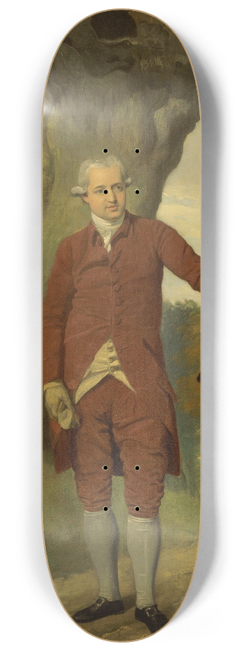 Francis Wheatley - Portrait Of A Man, Possibly Mr. Barclay 8.25 inch art skate deck