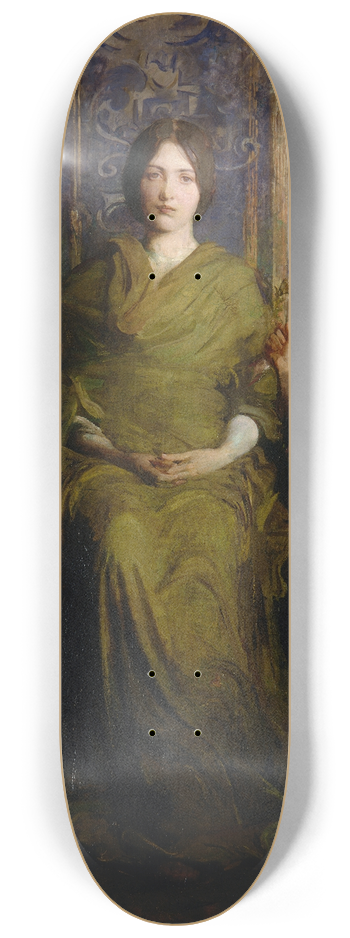 Abbott Handerson Thayer - Virgin Enthroned 8.25 inch art skate deck