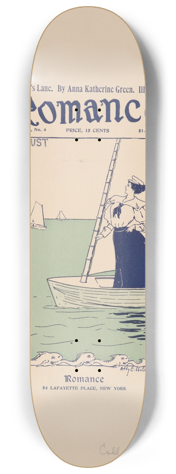 Abby E. Underwood - Romance for August 8.25 inch art skate deck