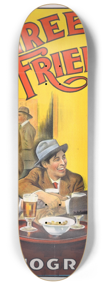 A.B.C. Co. - Three friends 8.25 inch art skate deck