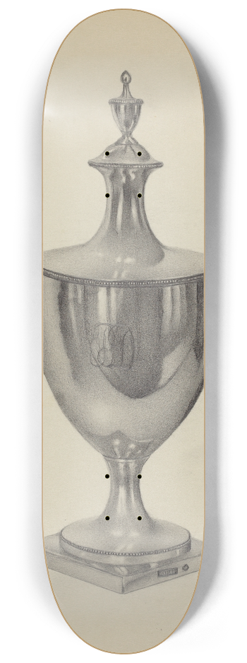 Aaron Fastovsky - Silver Sugar Bowl 8.25 inch art skate deck