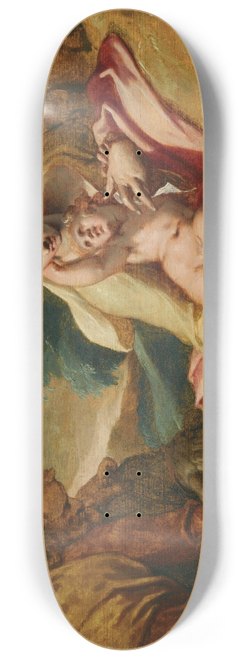 Abraham Bloemaert - The Rest On The Flight Into Egypt 8.25 inch art skate deck