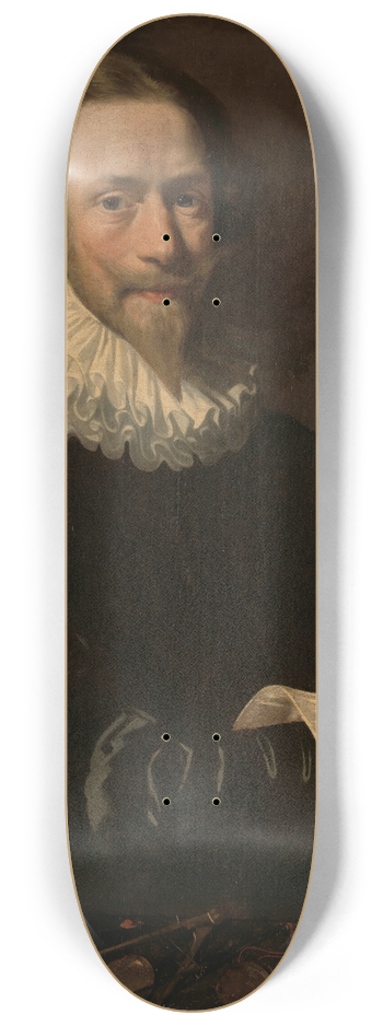 Abraham de Vries - Self-Portrait 8.25 inch art skate deck