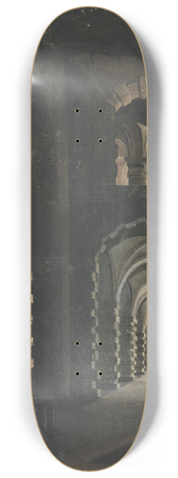 Abraham Steenwijck - Gewlbe bei Fackelbeleuchtung 8.25 inch art skate deck