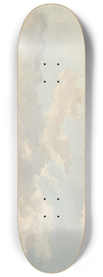 Abraham Teerlink - Wolken tegen blauwe lucht 8.25 inch art skate deck