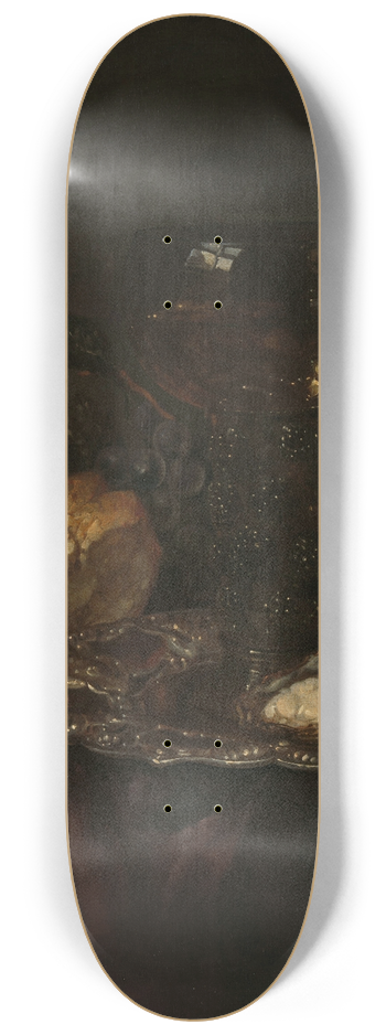 Abraham van Beyeren - Still Life 8.25 inch art skate deck