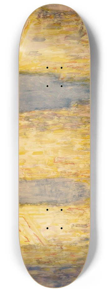 Abraham Walkowitz - Cityscape 8.25 inch art skate deck