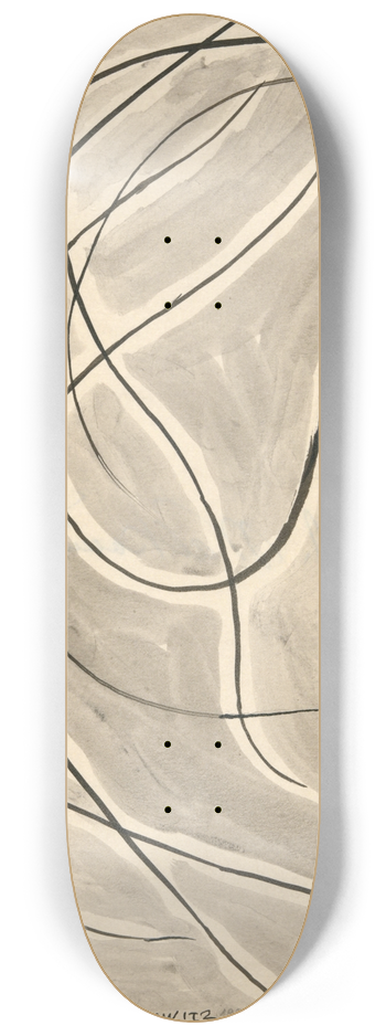 Abraham Walkowitz - Dance Abstraction; Isadora Duncan. (or RhythmicLine) 8.25 inch art skate deck